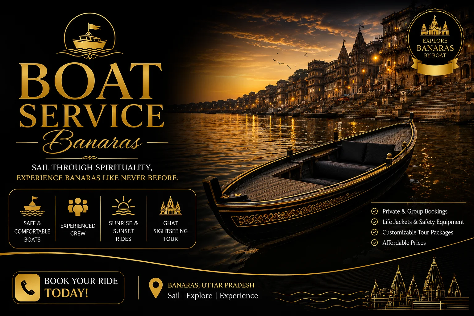 Boat Services in varanasi